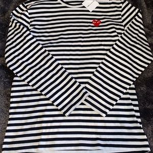 Comme des garçons Long Sleeve Striped Shirt
